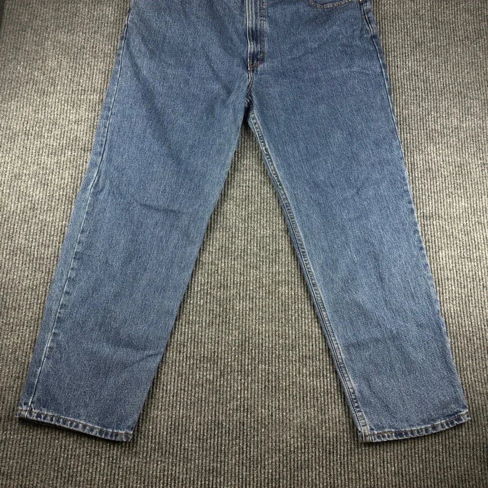 Levis 550 Mens Relaxed Fit Tapered Leg Blue Denim Jeans 42x32 Medium Wash